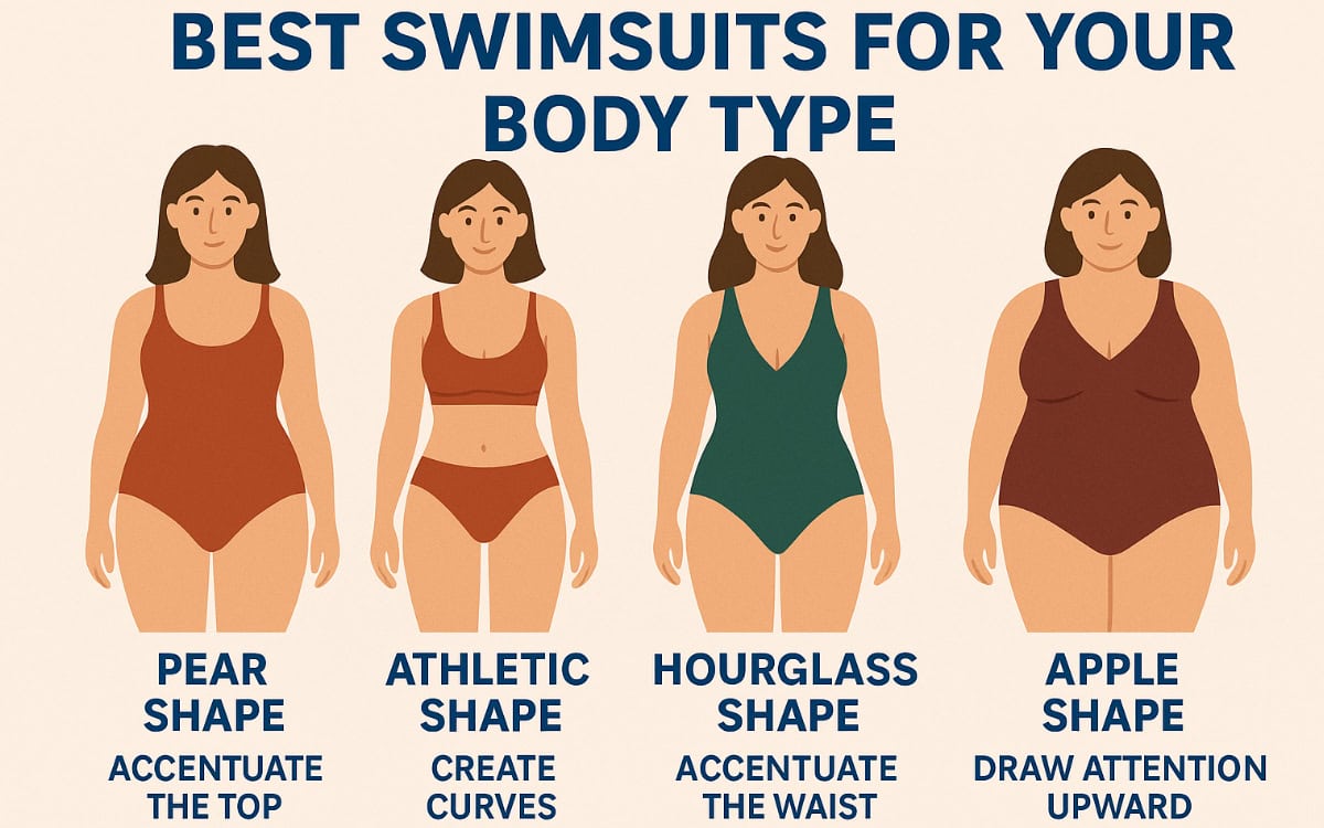 body types and swimwear types