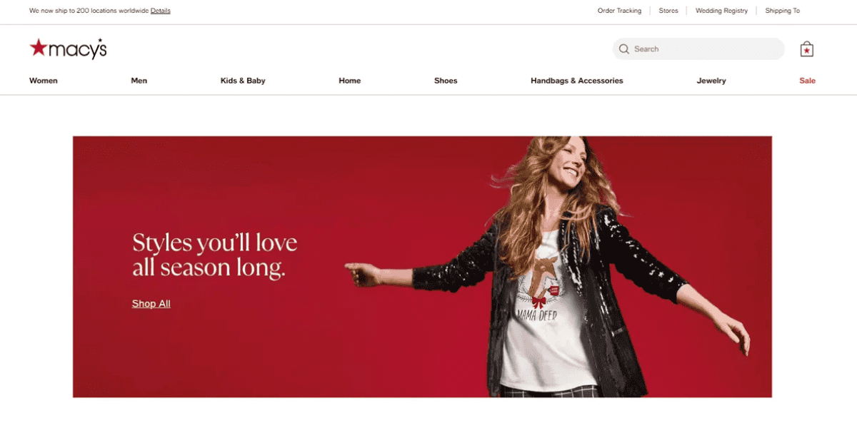 Macys online shop